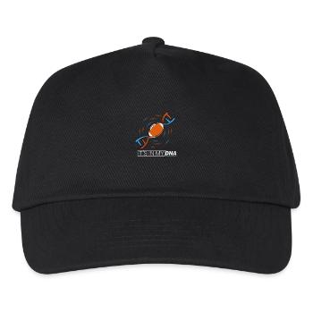 American Football in meiner DNA Geschenk Genen - Kinder Basecap - Schwarz - Vorne
