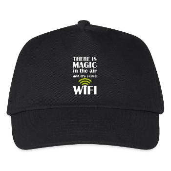 chemise WIFI magique Nerd - Magic in the Air - Casquette de baseball Enfant - noir - Devant