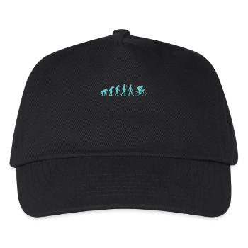 Evolution - VTT - Humour - Cadeau - Fun - Casquette de baseball Enfant - noir - Devant