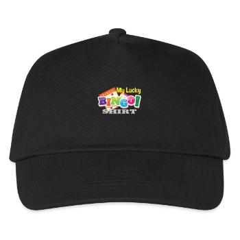 My Lucky Bingo Shirt Bingo player Geschenk - Kinder Basecap - Schwarz - Vorne