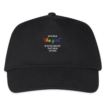 Gay - Lesben - Homosexuell - Gay Pride - Geschenk - Kinder Basecap - Schwarz - Vorne