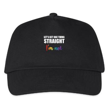 Gay - Homosexuell - Gay Pride - Geschenk - Pride - Kinder Basecap - Schwarz - Vorne