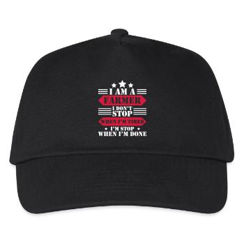 JE SUIS UN AGRICULTEUR-agriculteurs - Casquette de baseball Enfant - noir - Devant