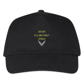 Ne jamais voler sans rebuy transparent - Casquette de baseball Enfant - noir - Devant