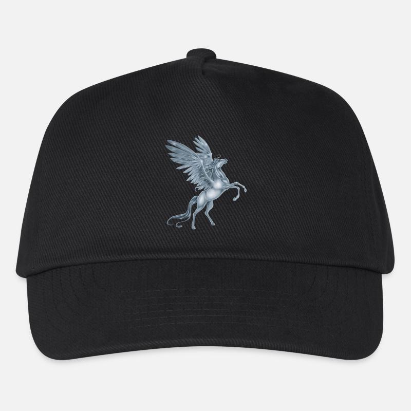Pegasus Aufzucht - Kinder Basecap - Schwarz