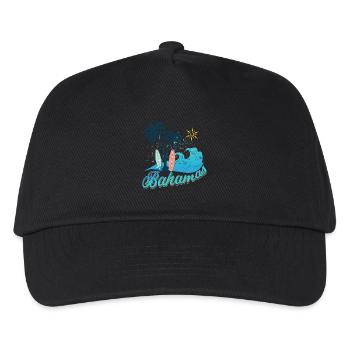 Bahamas holiday sun beach - Kids’ Baseball Cap - black - Front