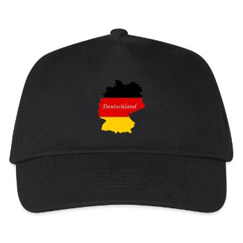 Deutschland Deutschland - Kinder Basecap - Schwarz - Vorne