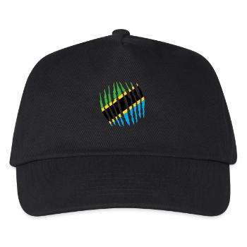 Claw Klaue Heimat Herkunft Tansania png - Kinder Basecap - Schwarz - Vorne