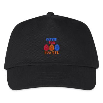 Osterei Jäger - Kinder Basecap - Schwarz - Vorne