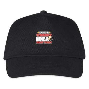 TERRIBLE IDEA - Kinder Basecap - Schwarz - Vorne