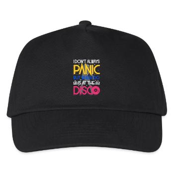 I don't always panic but when i do is at the Disco - Kids’ Baseball Cap - black - Front
