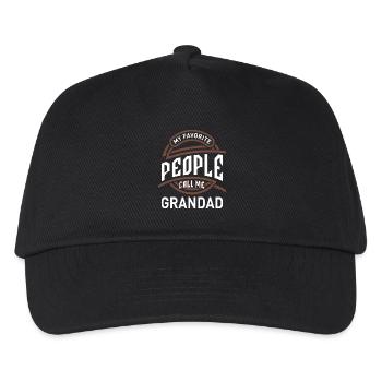 My Favorite People Call Me Grandad - Kids’ Baseball Cap - black - Front