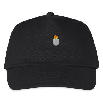 Fake Pocket Lovebirds Funny Bird In Your Pocket - Kids’ Baseball Cap - black - Front