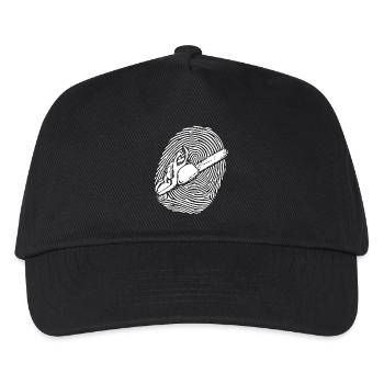 WOODEN SAW CHAINSAW GIFT FOREST FÖRSTER PROFESSION - Kids’ Baseball Cap - black - Front
