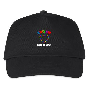 Autism Awareness - Kinder Basecap - Schwarz - Vorne