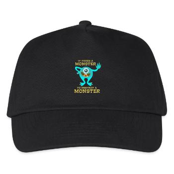 Monster - Creepy - Destroy - Gift - Kids’ Baseball Cap - black - Front