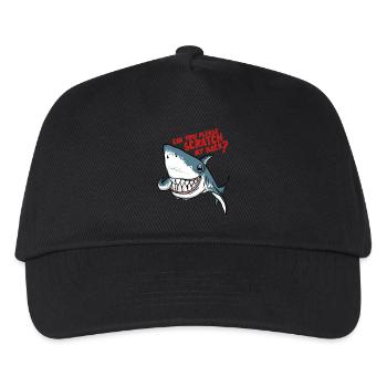 Grand requin blanc gratte mon dos - Casquette de baseball Enfant - noir - Devant