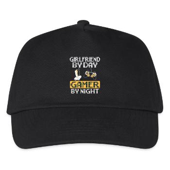 Gamer Shirt · Video Games · Gambler · Girlfriend - Kids’ Baseball Cap - black - Front