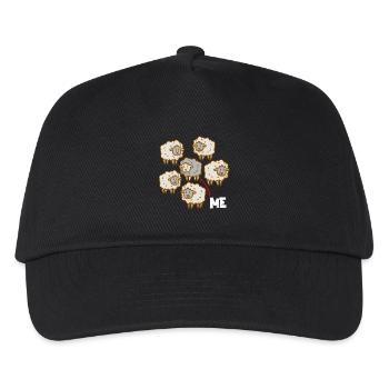 Black sheep - me - different - unusual - Kids’ Baseball Cap - black - Front
