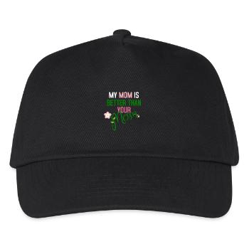 Ma mère est meilleure que ta mère - Casquette de baseball Enfant - noir - Devant