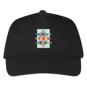 Fish - Kids’ Baseball Cap - black - Front