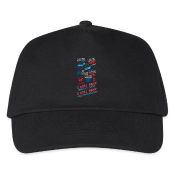 Cadeaux pour les amoureux du livre Chemise Drôle homme femme - Casquette de baseball Enfant - noir - Devant