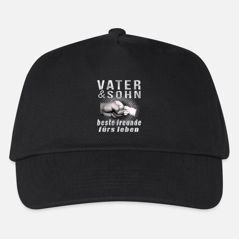vater sohn beste freunde furs leben - Kinder Basecap - Schwarz