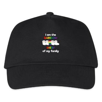 LGBT Gay Gay Lesbian Lesbian Fun Support Pride - Kids’ Baseball Cap - black - Front