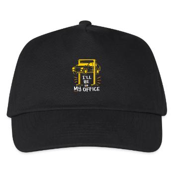 KFZ Mechaniker Leidenschaft Garage Werkstatt - Kinder Basecap - Schwarz - Vorne