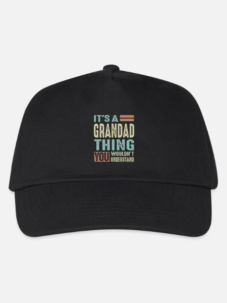 Grandad Thing - Kids’ Baseball Cap - black