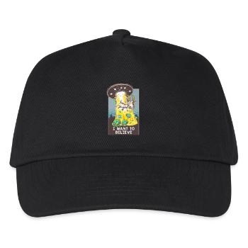 Je veux croire - Casquette de baseball Enfant - noir - Devant