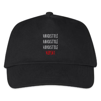 Hardstyle - Kinder Basecap - Schwarz - Vorne