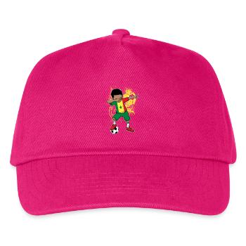 Senegal Nationalmannschaft WM Fußball - Kinder Basecap - Fuchsia - Vorne