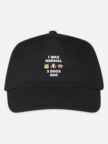 Lustiges Hunde Design für Leute mit vielen Hunden - Kinder Basecap - Schwarz