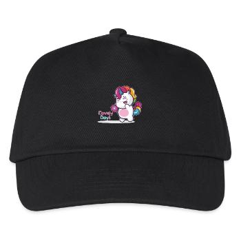 Lovely day! - Kinder Basecap - Schwarz - Vorne