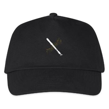 Flöte ist mein Leben. Flöten Musik Geschenk - Kinder Basecap - Schwarz - Vorne