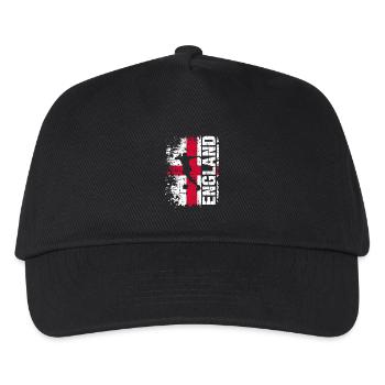 Équipe nationale de football de l'Angleterre - cadeau - Casquette de baseball Enfant - noir - Devant