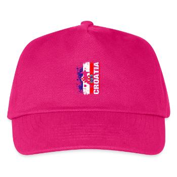 Équipe nationale de Croatie - Cadeaux - Casquette de baseball Enfant - fuchsia - Devant