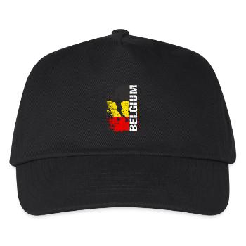 Équipe nationale de Belgique de football - Cadeau - Casquette de baseball Enfant - noir - Devant