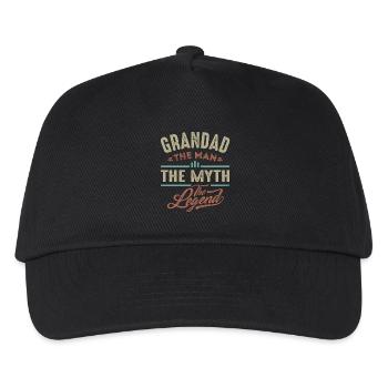 Grandad The Legend - Kids’ Baseball Cap - black - Front