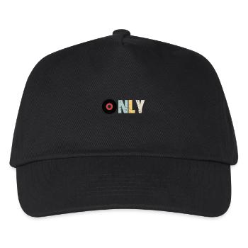 Vinyl Only - Kinder Basecap - Schwarz - Vorne