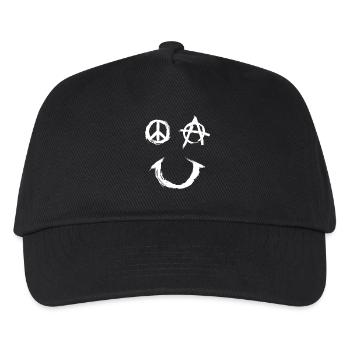 Pace Anarchy Smiley - Kids’ Baseball Cap - black - Front