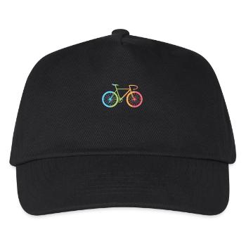 Fahrrad - Kinder Basecap - Schwarz - Vorne