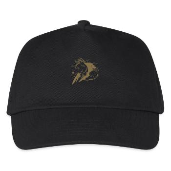 Wolf Rabe - Kinder Basecap - Schwarz - Vorne