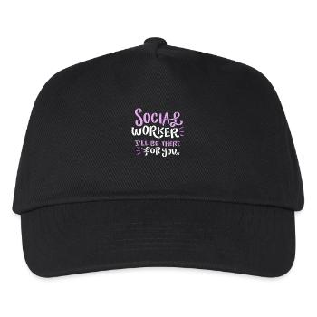 Social Worker, Social Worker, Social Gift - Kids’ Baseball Cap - black - Front
