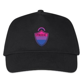 Bisexual T-Shirt - Bisexual - Bi - LGBT - Brand - Kids’ Baseball Cap - black - Front