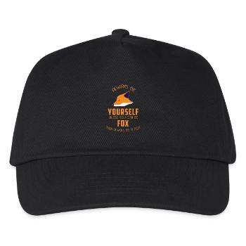 Foxy - Fox - Be always yourself - Self-conscious - Kids’ Baseball Cap - black - Front
