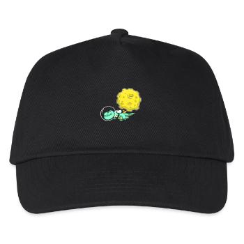Dino - T-Rex - Moon - Space - Astronaut - Kids’ Baseball Cap - black - Front
