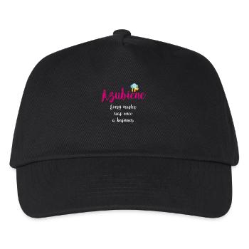 Azubiene Azubine 2018 - Kinder Basecap - Schwarz - Vorne