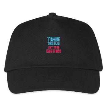 Trade your Plan - Kinder Basecap - Schwarz - Vorne